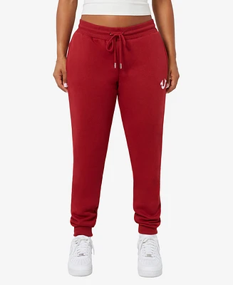 True Religion Women's Foil Classic Lounge Jogger Pants