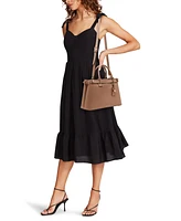 Anne Klein Belted Convertible Large Satchel Bag