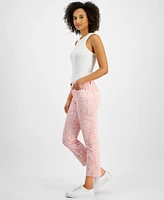 Nautica Jeans Women's Paisley Bay Straight Ankle Pants