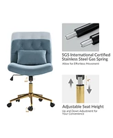 Hulala Home Sinclair Modern Office Chair with Sgs International Certified Stainless Steel Gas Spring