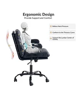 Hulala Home Bartholomew Modern Office Chair with Sgs International Certified Stainless Steel Gas Spring