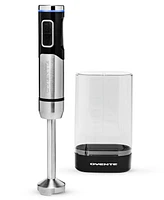 Ovente Stainless Steel Blades Cordless Rechargeable Hand Blender HR781R