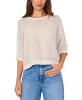 Vince Camuto Women's Sequined 3/4-Sleeve Sweater