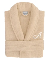 Linum Home Font 100% Turkish Cotton Unisex Terry Bathrobe