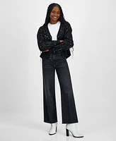 Guess Women's Riley Sequined Cardigan