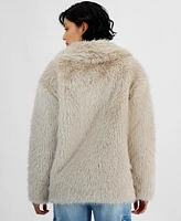 And Now This Women's Shaggy Faux-Fur Jacket, Exclusively at Macy's