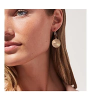 Ana Luisa Gold Coin Hoops - Michelle Earrings