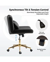 Hulala Home Cyril Modern Office Chair with Sgs International Certified Stainless Steel Gas Spring