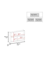 Fm Furniture McNary Medicine Cabinet With Included Mirrors And 2 Doors