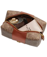 Coach Coated Canvas Signature Essential Cosmetic Pouch