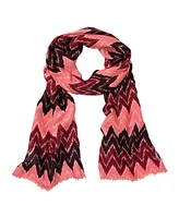 Olsen Chevron Print Scarf