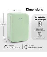 Cooluli Curve 3.8 cuft Freestanding Compressor Fridge