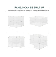 Slickblue Diy Pet Playpen Customizable Indoor & Outdoor Play Area for Dogs and Small Pets