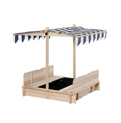 Slickblue Kids Sandbox for Creative Outdoor Play – Sturdy Design, Spacious Area, and Easy to Clean