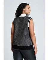 Eloquii Plus Twofer Sweater Vest