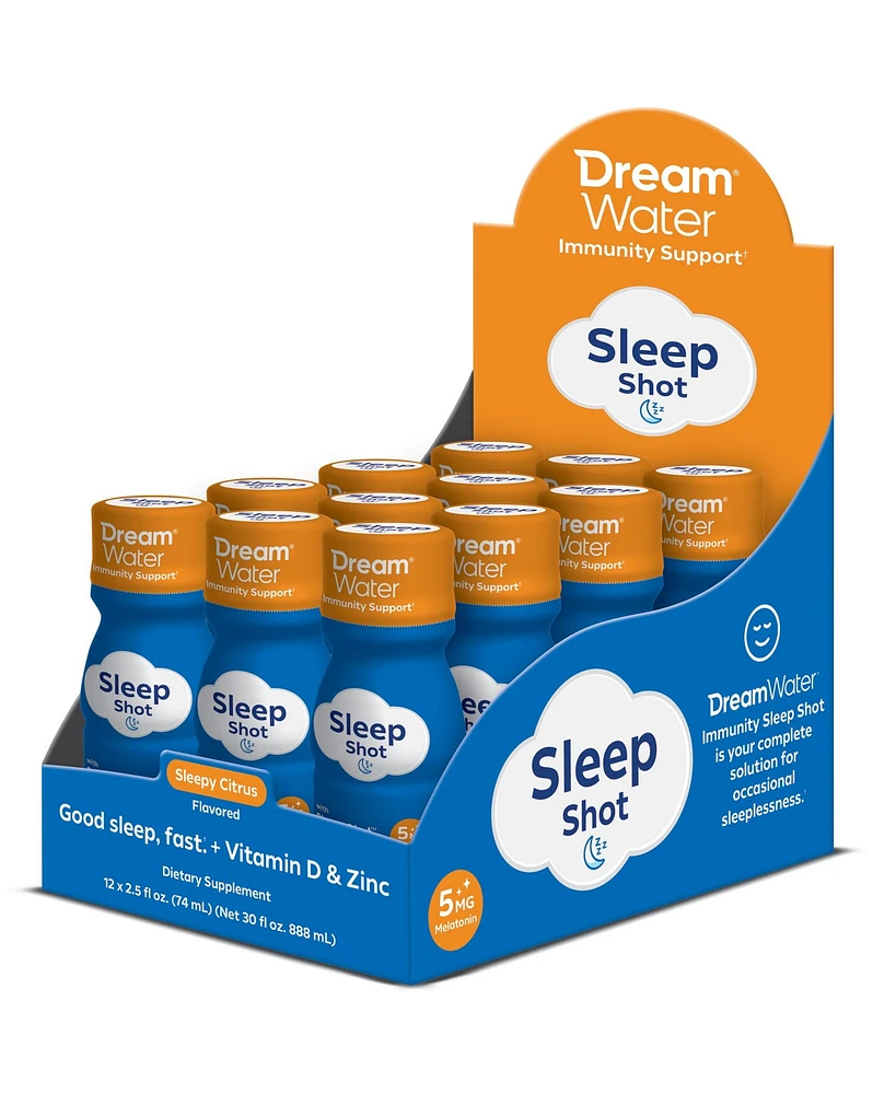 Dream Water Dream Water: Sleep Aid & Immunity Support - Sleepy Citrus - 12 ct