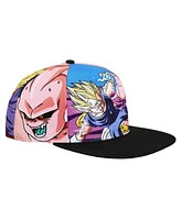 Dragon Ball Z Men's Majin Buu & Goku Sublimation Panel Baseball Cap