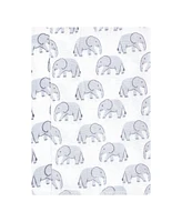 Hudson Baby Cotton Flannel Burp Cloths -Pack, Safari Friends