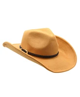 Peter Grimm Audie Ultra Poly Felt Buckle Western Drifter Hat