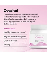 Theralogix Ovasitol Inositol Powder - 90-Day Supply - Myo-Inositol & D-Chiro Inositol for Hormone Balance & Ovarian Function Support - Nsf Certified