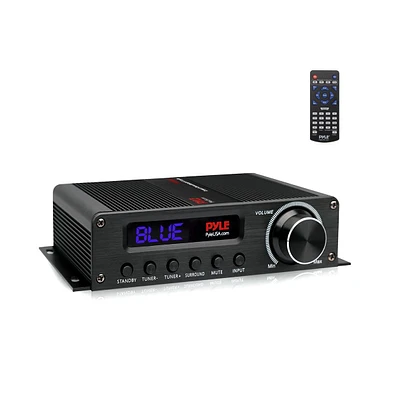 Pyle 5.1-Channel Wireless Bluetooth Amplifier With Hdmi Output, Fm Radio, & Digital Led Display, 100 Watt