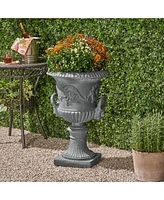 Concrete Chalice Urn Planter: Height, Interest, And Botanical Beauty