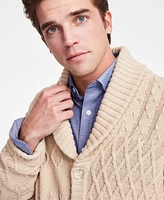 Club Room Men's Patchwork Cardigan, Exclusively at Macy's