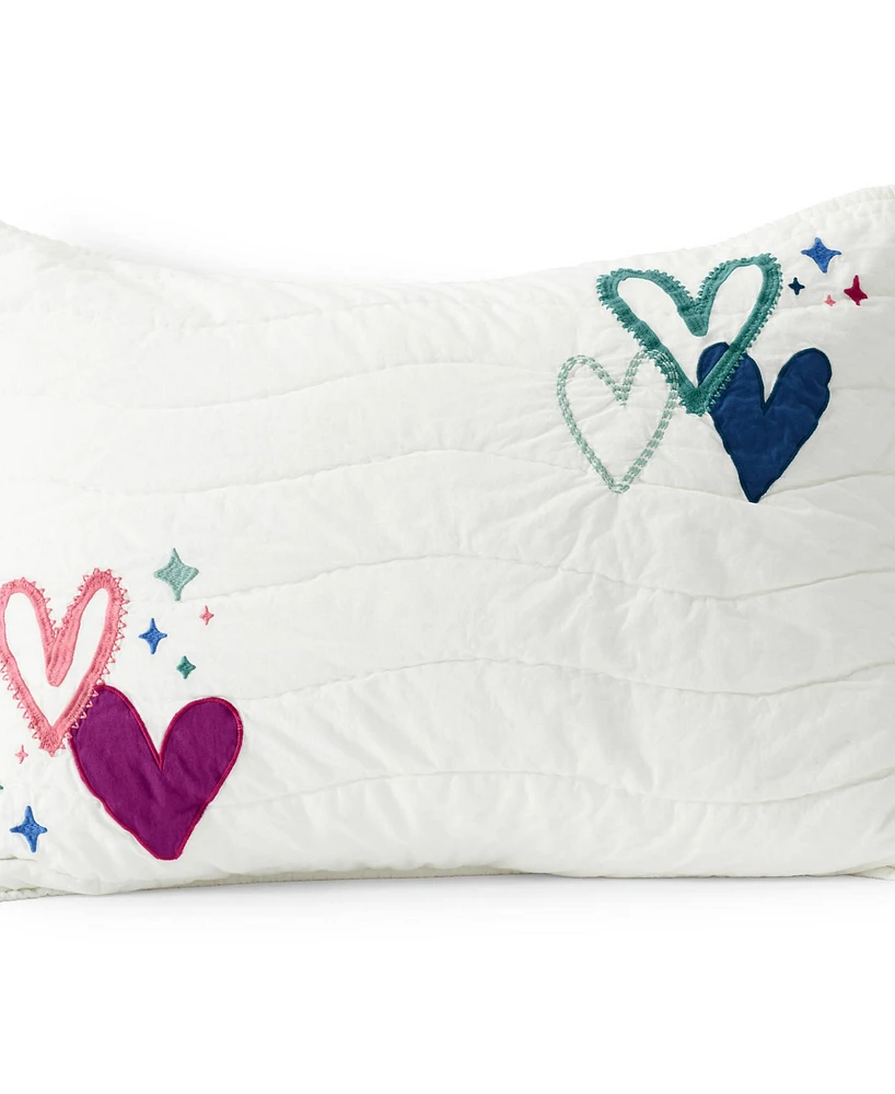 Lands' End Kids Cotton Printed Quilt Pillow Sham