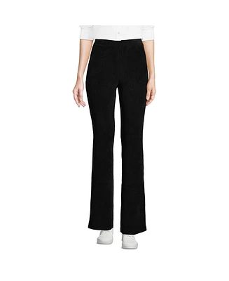 Lands' End Women's Sport Knit High Rise Corduroy Bootcut Pants