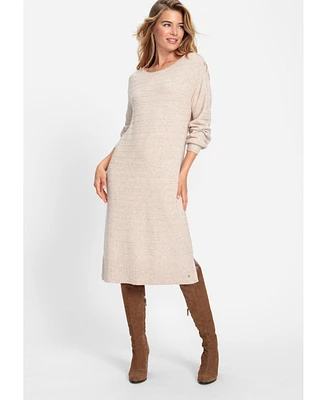 Olsen Women's Boat Neck Sweater Dress