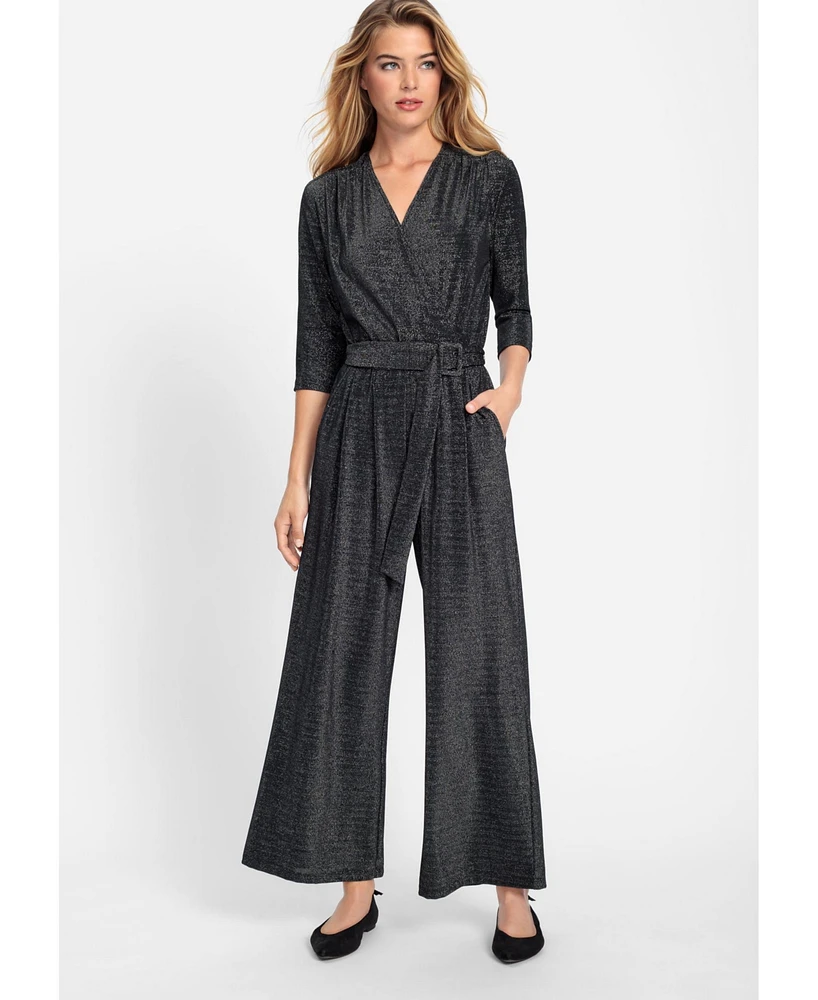 Olsen Women's Sparkle Jumpsuit