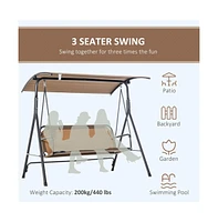 Slickblue 3-Person Porch Swing