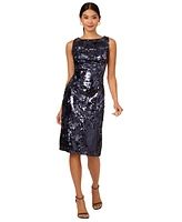 Adrianna Papell Women's Sequined Sleeveless Dress