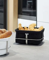 Gefu Stainless Steel Bread Basket Black