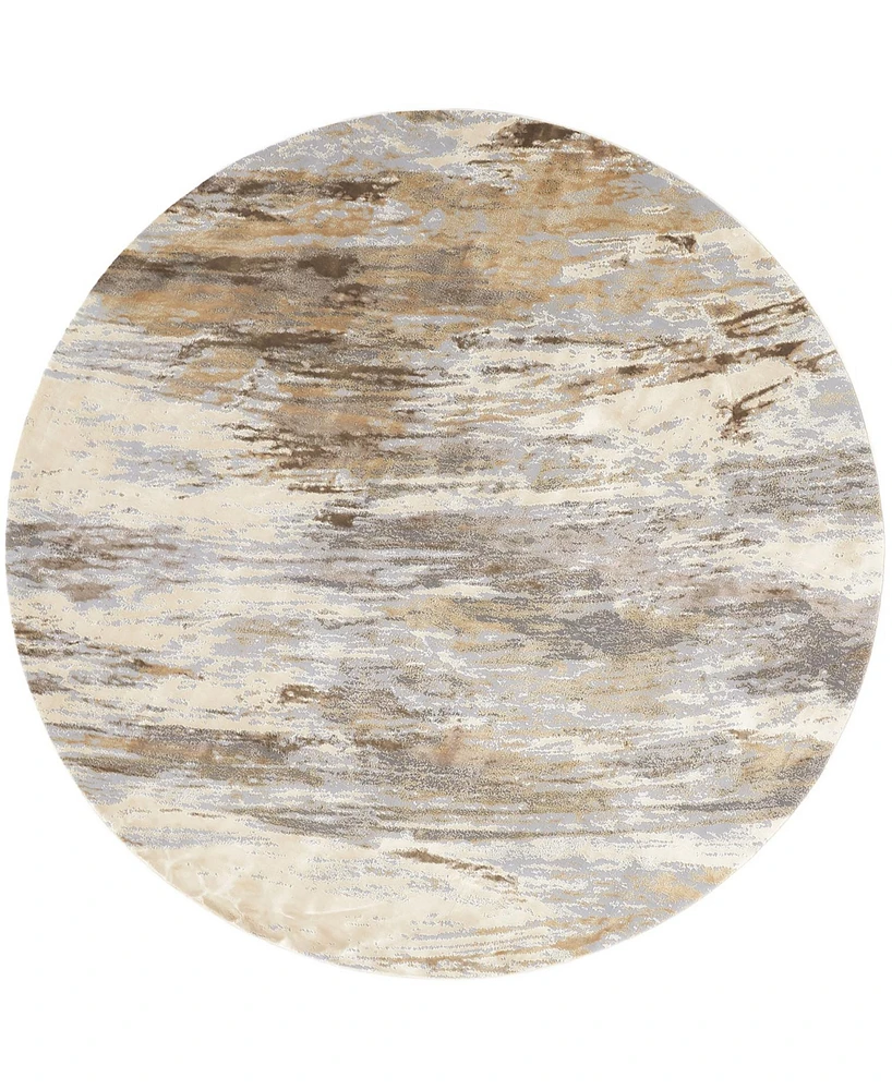 Feizy Parker 3704F 7'9"x7'9" Round Area Rug