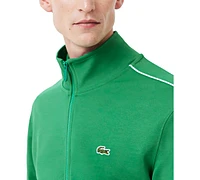 Lacoste Men's Paris Long Sleeve Zip-Front Logo Sweatshirt