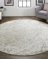 Feizy Parker 3702F 7'9"x7'9" Round Area Rug