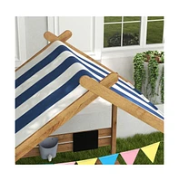 Slickblue Wooden Sandbox for Kids Aged 3-7 Years – Safe, Durable Design with Spacious Play Area for Creative Fun