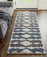 Feizy Mynka 39IFF 2'6"x8' Runner Area Rug