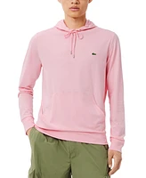 Lacoste Hoodie Jersey Long Sleeve Tee Shirt with Kangaroo Pocket