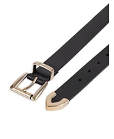 Levi's Women's Western Metal Tip End Leather Belt