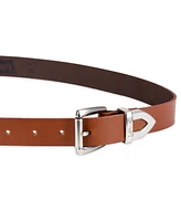 Levi's Women's Western Metal Tip End Leather Extended Belt