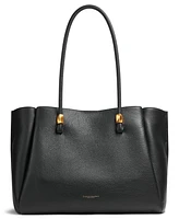 Donna Karan New York Quogue Leather Triple Compartment Tote Bag