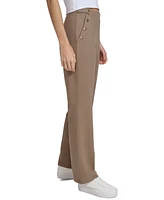 Andrew Marc Sport Women's Twill Flare-Leg Pants