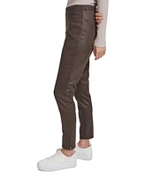 Andrew Marc Sport Women's Faux-Suede Skinny Pants