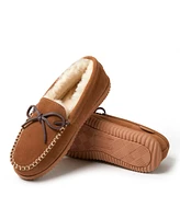 Dearfoams Fireside by Women's Alice Springs Genuine Shearling Moccasin Slipper