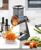 Gefu Stainless Steel Large 7 Piece Rotary Drum Grater