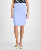 Kasper Women's Stretch Crepe Pencil Skirt, Petite & Regular Sizes