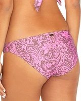 Raisins Juniors' Lowrider Printed Bikini Bottoms