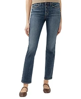 Silver Jeans Co. Women's Most Wanted Mid Rise Straight Leg